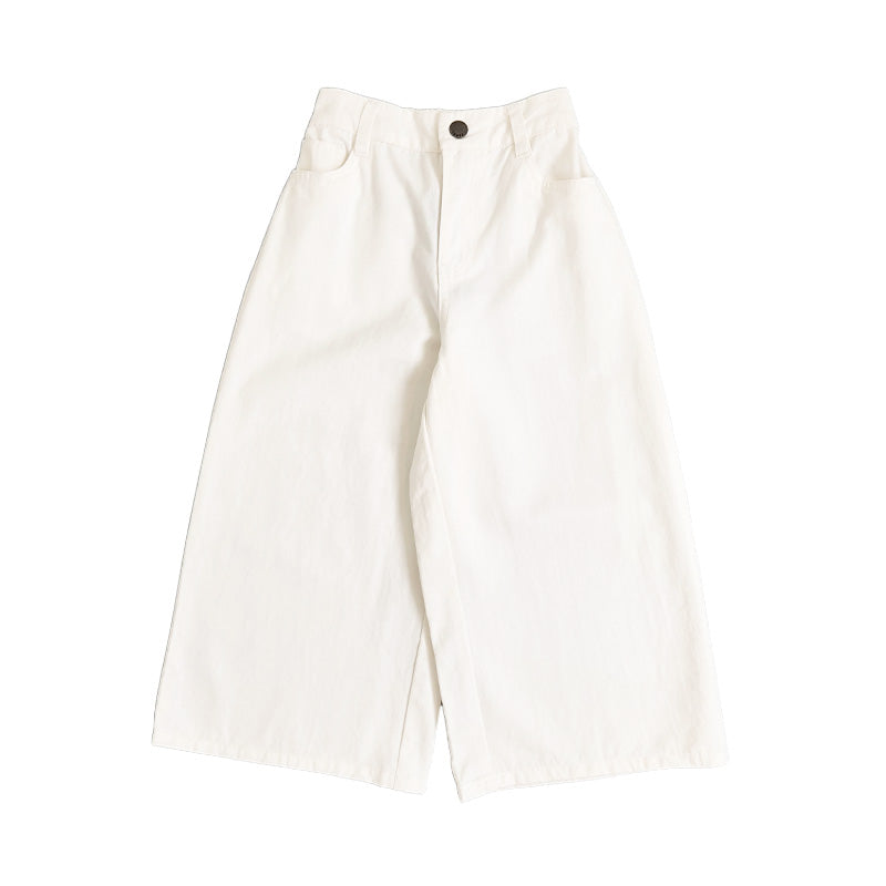 Girl Wide Leg Pants - Off White - SG2307057A