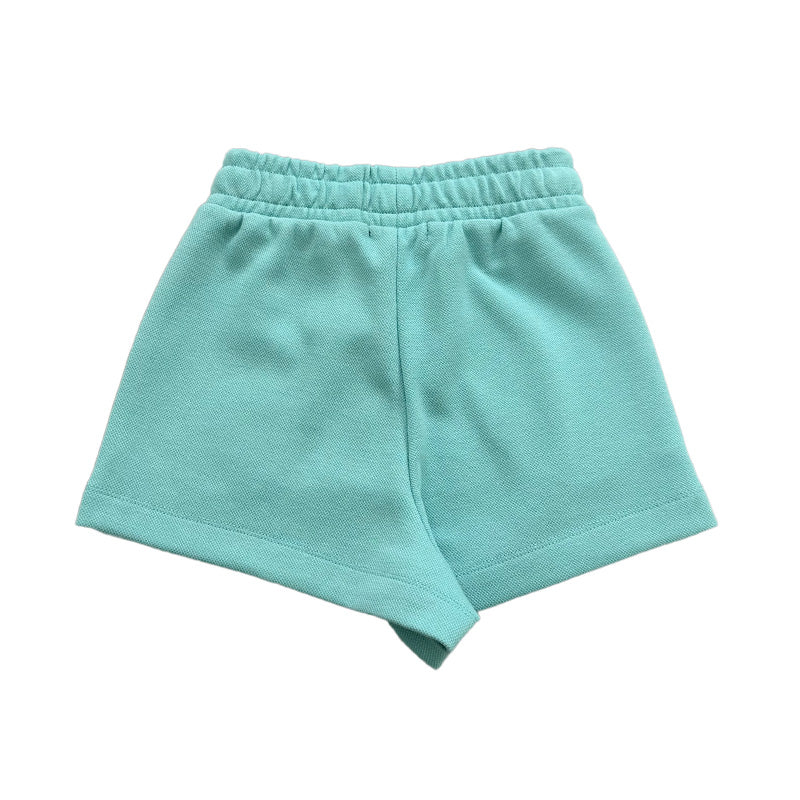 Girl Pique Shorts - Turquoise - SG2308062B