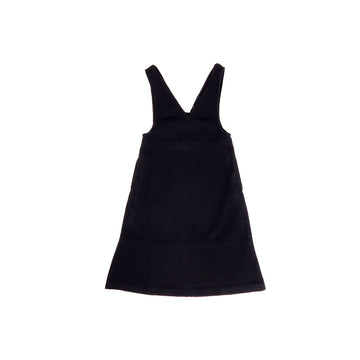 Girl Dungree Dress - Black - SG2308064B