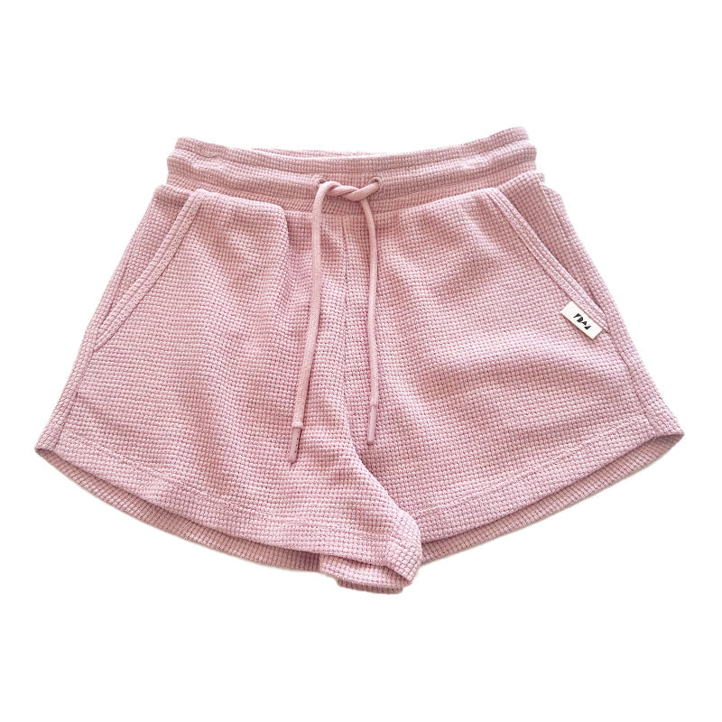 Girl Waffle Knit Shorts - SG2309068