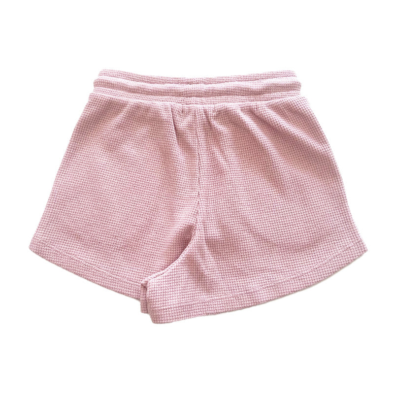 Girl Waffle Knit Shorts - SG2309068