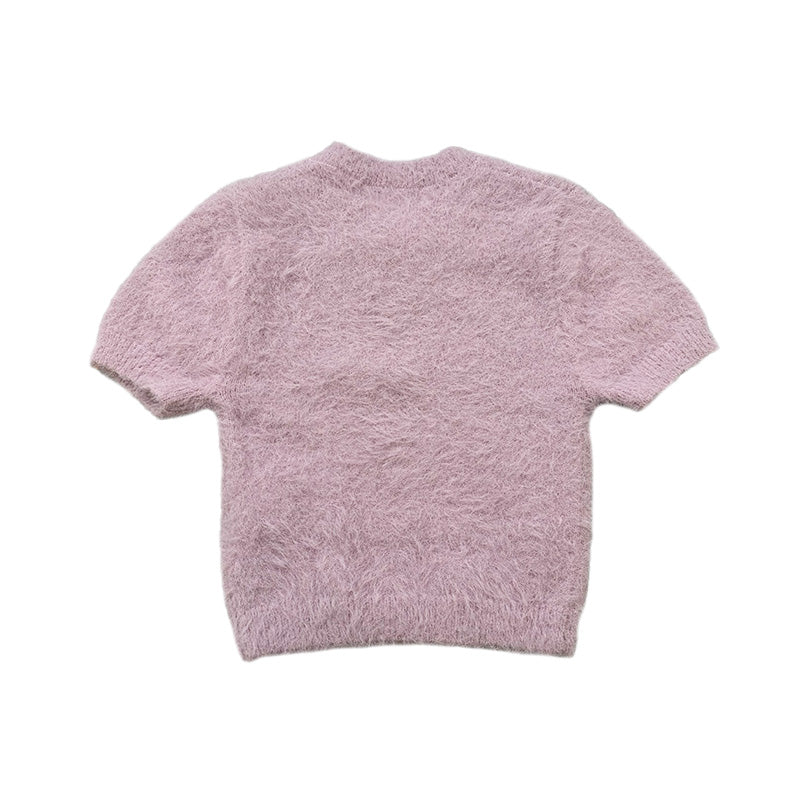 Girl Fluffy Knit Top - SG2311090
