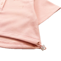 Girl Pique Polo Top - Pink - SG2311091A