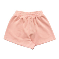 Girl Elastic Waist Pique Shorts - Pink - SG2311092A