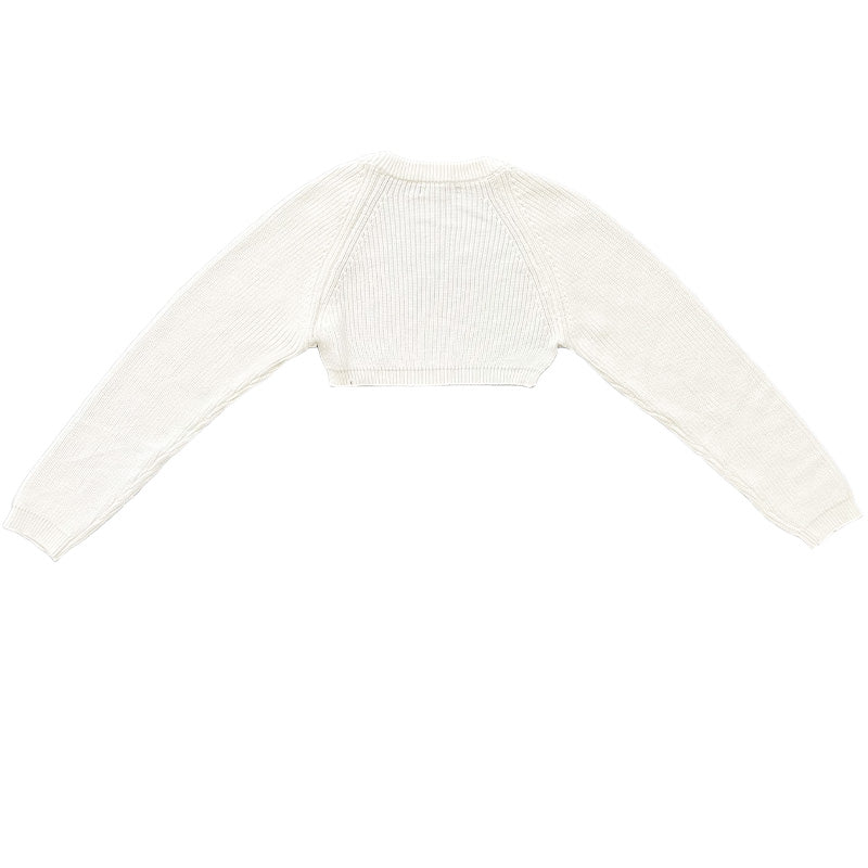 Girl Knit Cardigan - Off White - SG2311094A