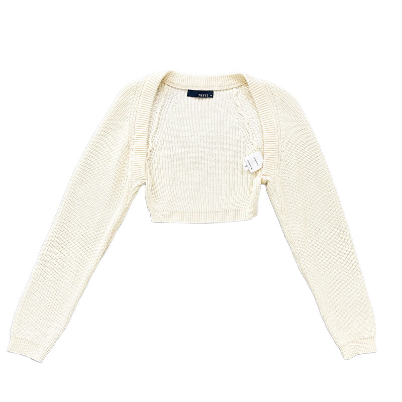Girl Knit Cardigan - Cream - SG2311094C