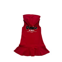 Girl Hoodie Dress - Red - SG2311095A
