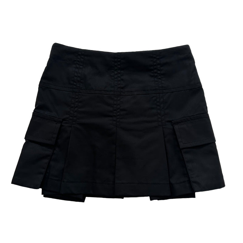 Girl Pleated Skort - Black - SG2311096B