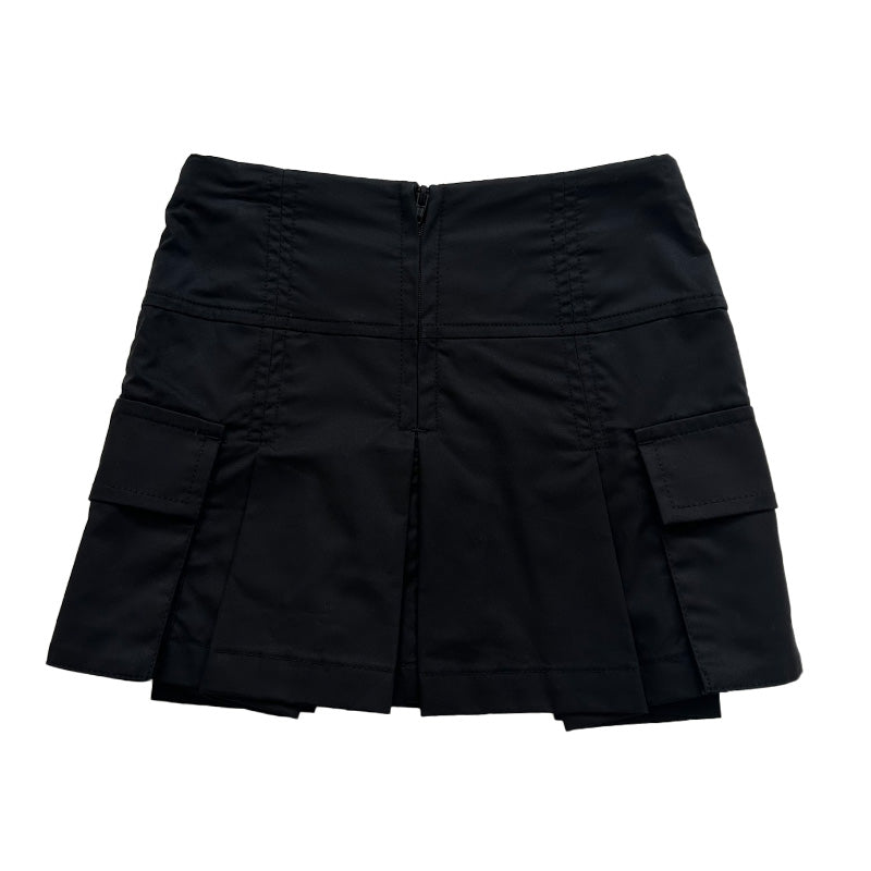 Girl Pleated Skort - Black - SG2311096B