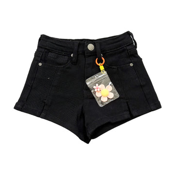 Girl Denim Shorts - Black - SG2312106B