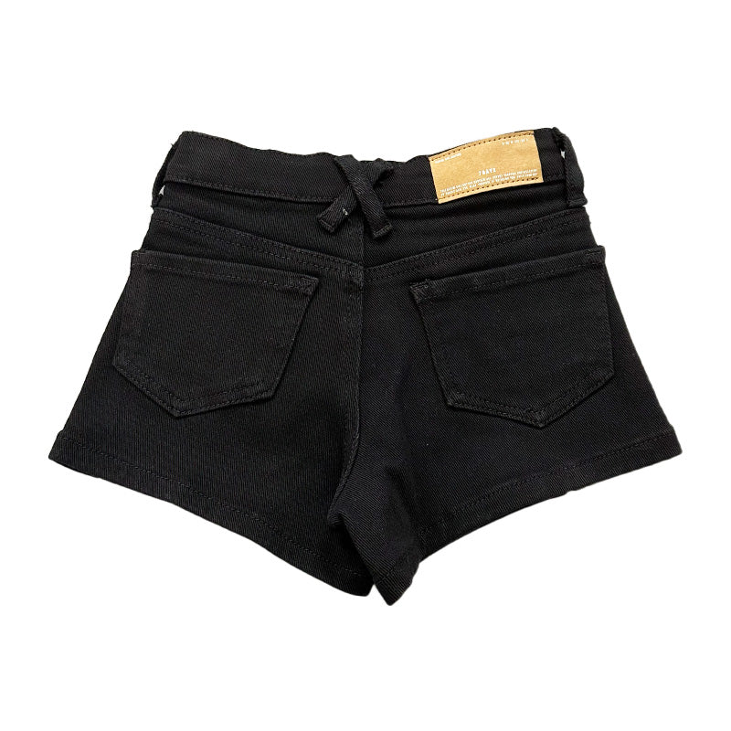 Girl Denim Shorts - Black - SG2312106B