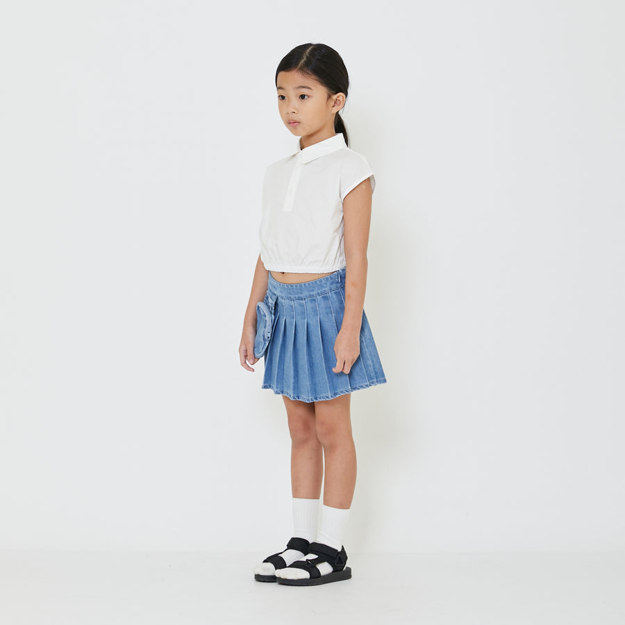 Girl Sleeveless Blouse - SG2401006