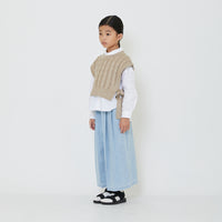 Girl Cable Knit Vest - SG2403036