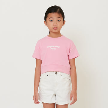 Girl Graphic Cropped Top - SG2409095