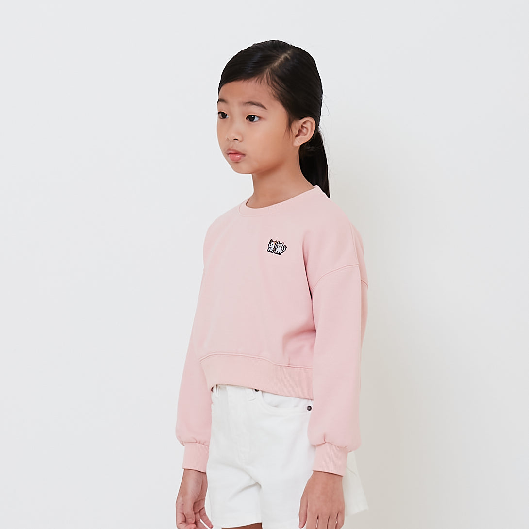 Girl Long Sleeve Cropped Top - SG2410104