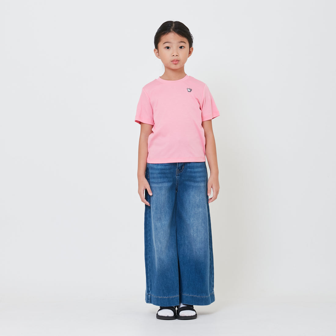 Girl High Waist Palazzo Jeans - SG2410113