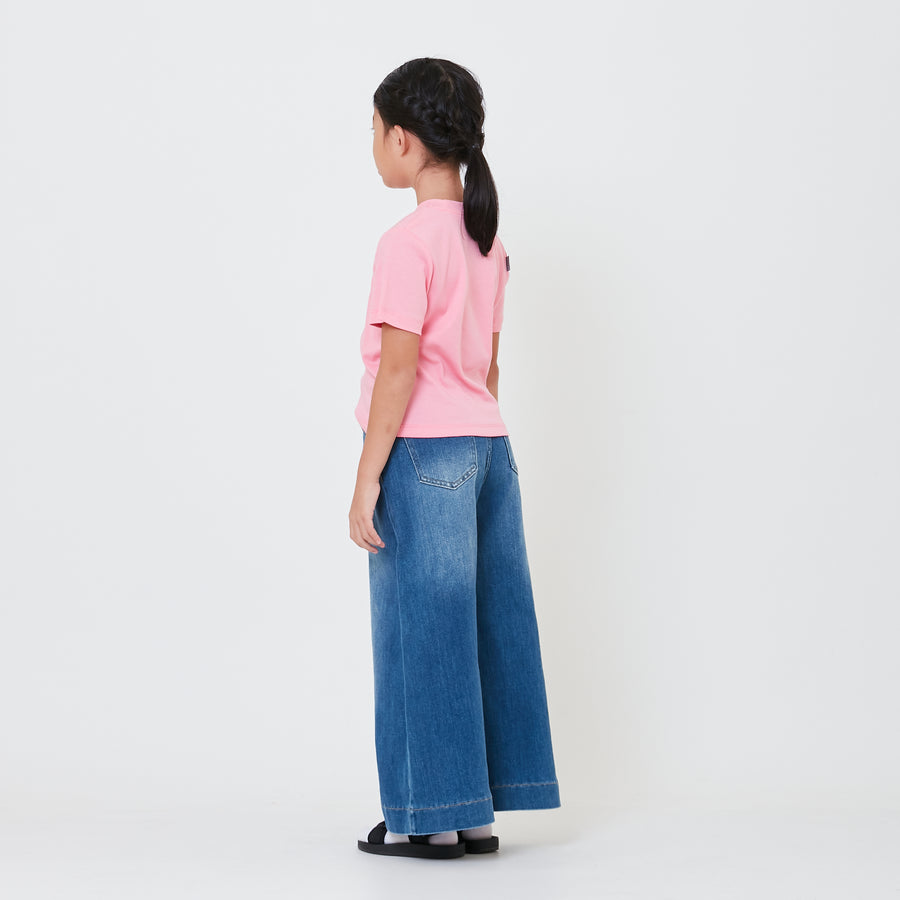 Girl High Waist Palazzo Jeans - SG2410113
