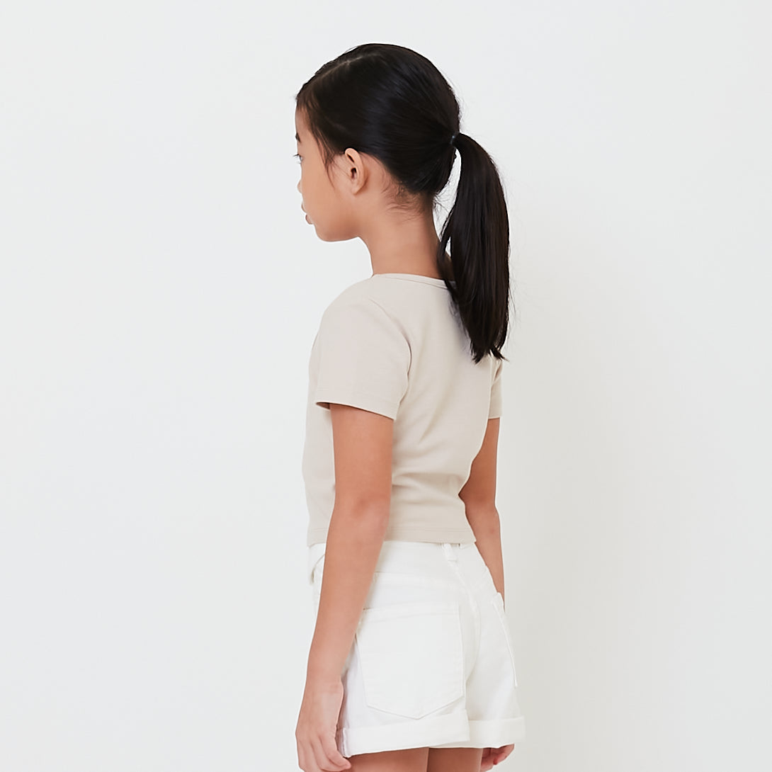 Girl 2 in 1 Cropped Top - SG2501002
