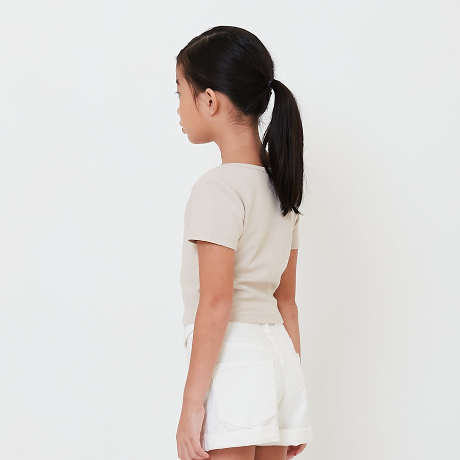 Girl 2 in 1 Cropped Top - SG2501002