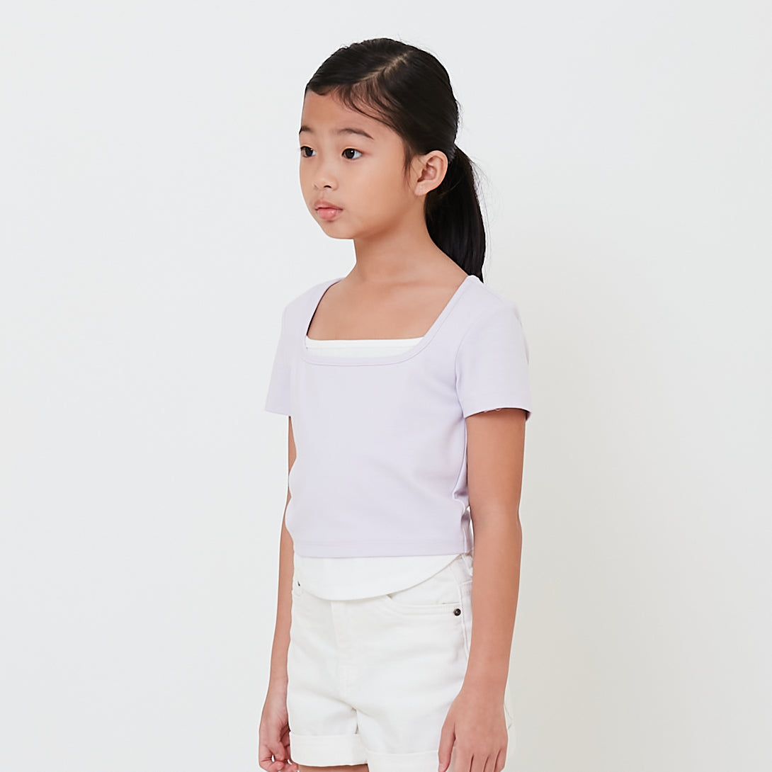 Girl 2 in 1 Cropped Top - SG2501002
