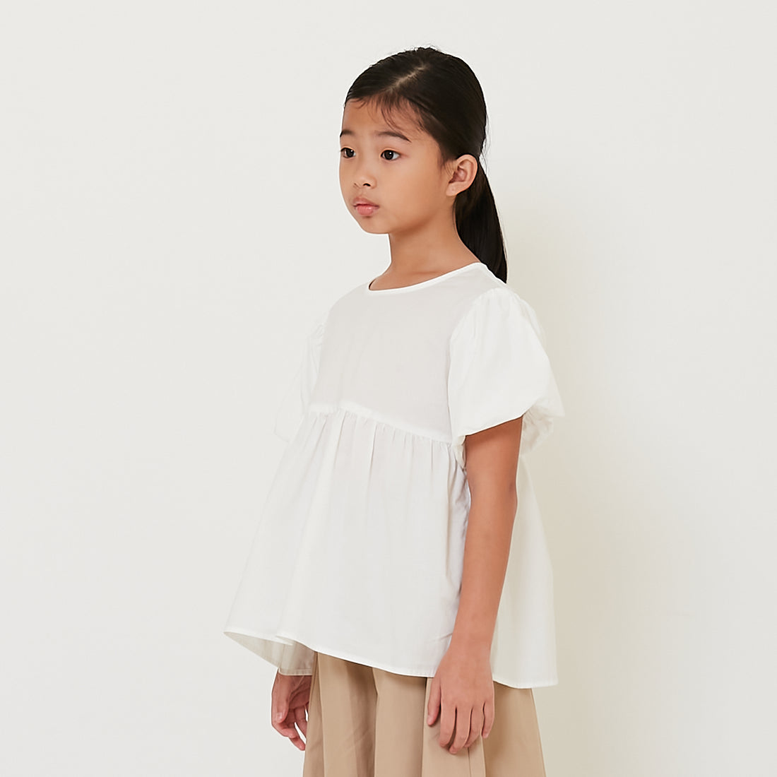 Girl Puff Sleeves Top - SG2501009