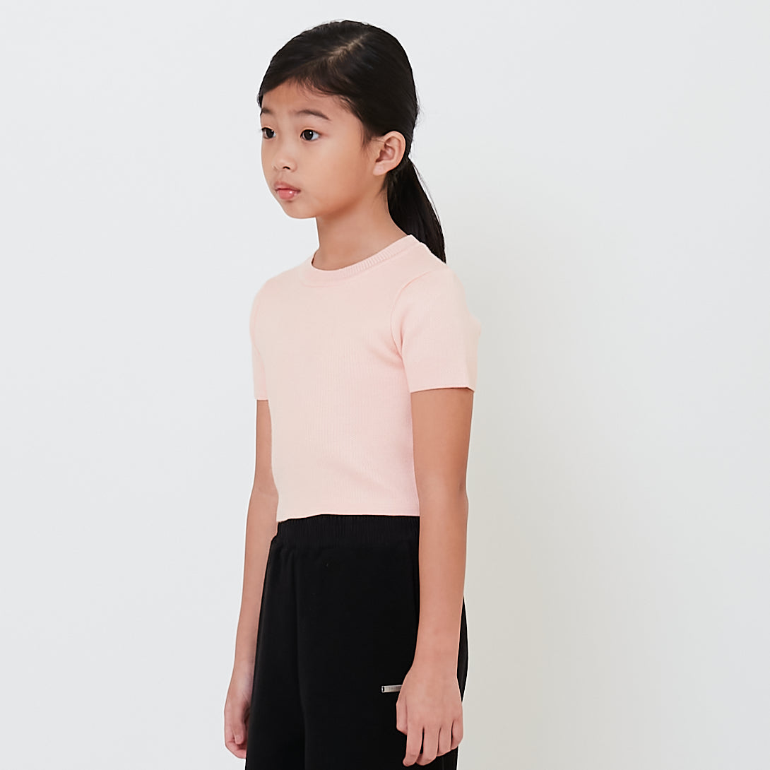 Girl Knit Cropped Top - SG2503032