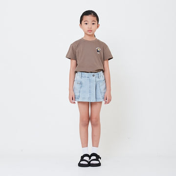 Girl Stretch Denim Skort - SG2504048