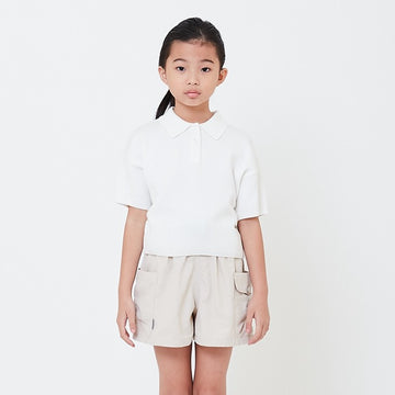 Girl Polo Knit Top - SG2506056
