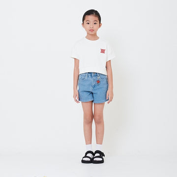 Girl High Waist Bermuda Shorts - SG2506061