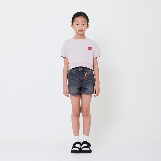 Girl High Waist Bermuda Shorts - SG2506061