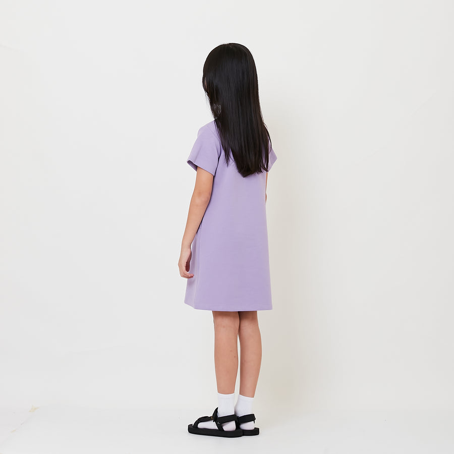 Girl Embroidery Pique Short Dress - SG2508065