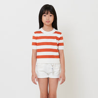 Girl Striped Knit Cropped Top - SG2509075