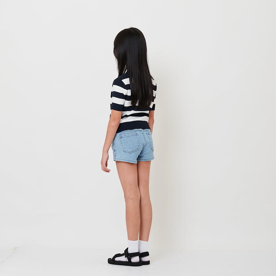 Girl Stretch Denim Shorts - SG2509076