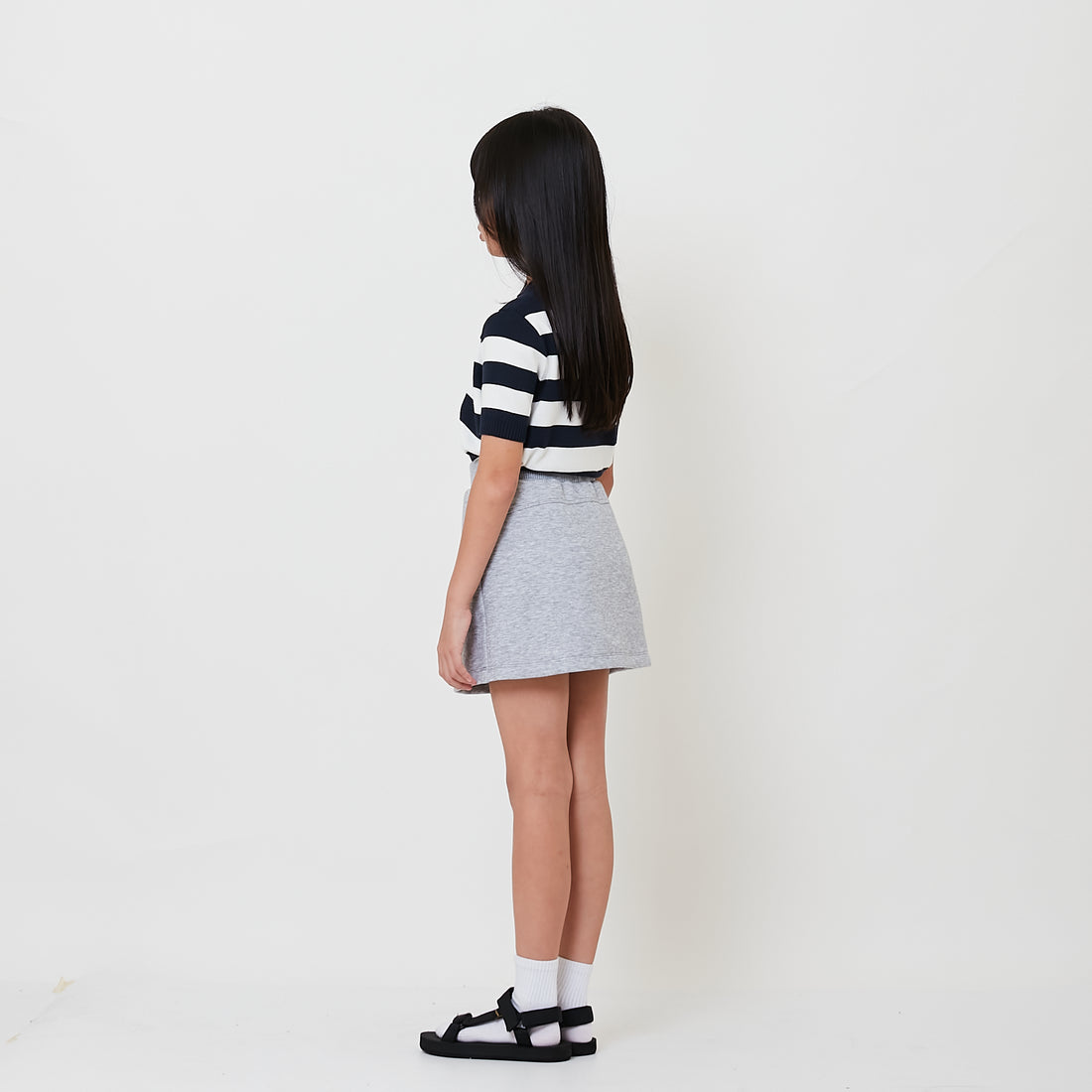 Girl Neoprene Skirt - Light Grey - SG2509080A