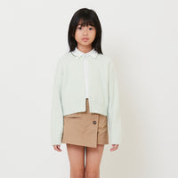 Girl Fluffy Cardigan - Mint - SG2510086A