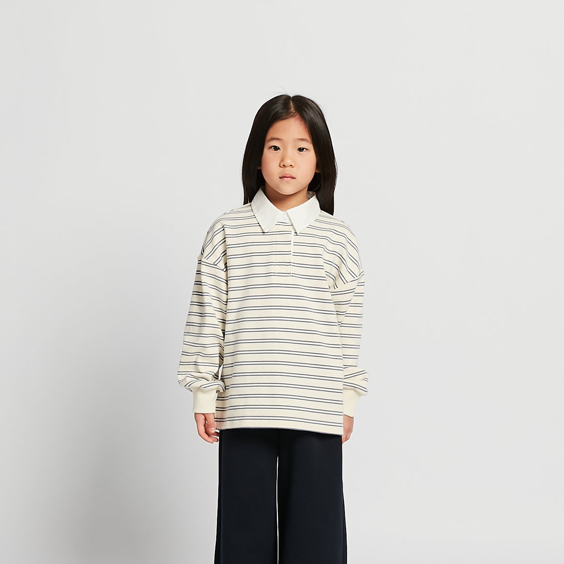 Girl Striped Polo Sweatshirt - SG2510134
