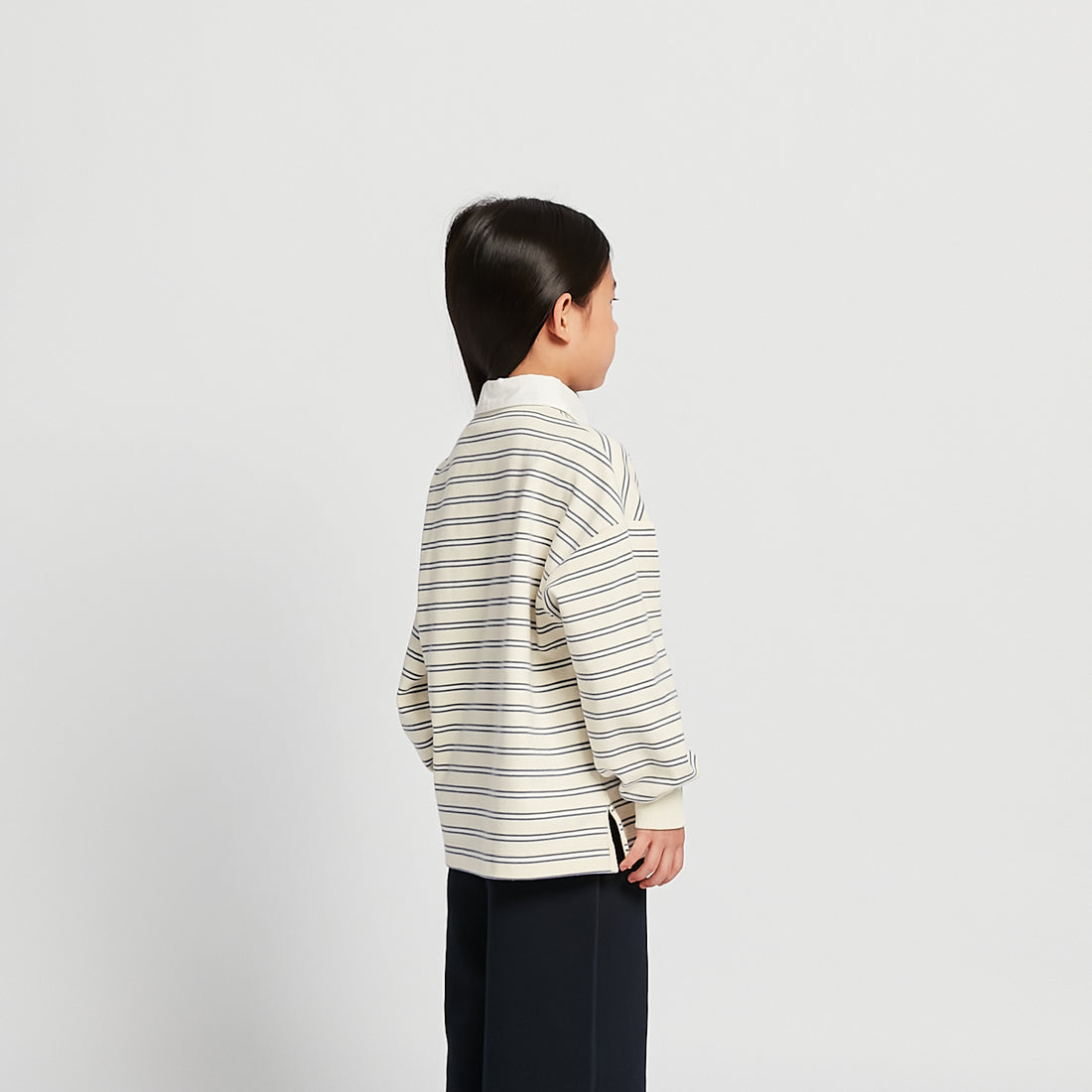 Girl Striped Polo Sweatshirt - SG2510134