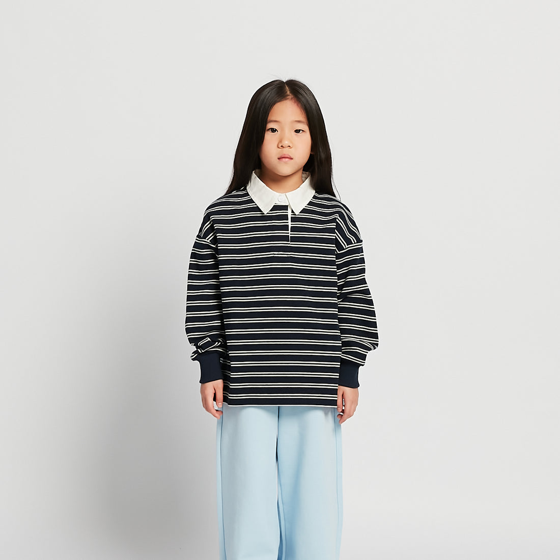 Girl Striped Polo Sweatshirt - SG2510134