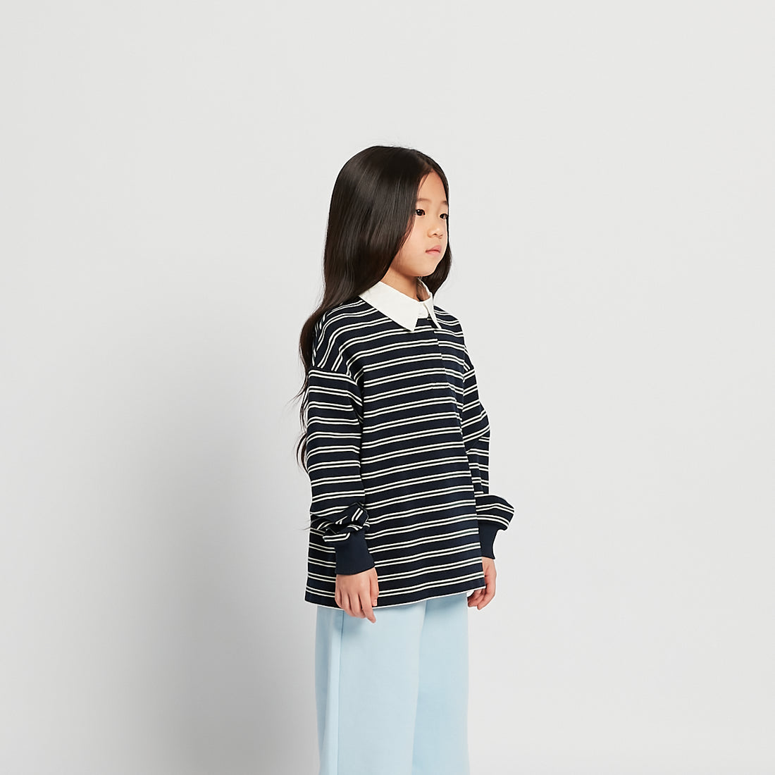Girl Striped Polo Sweatshirt - SG2510134