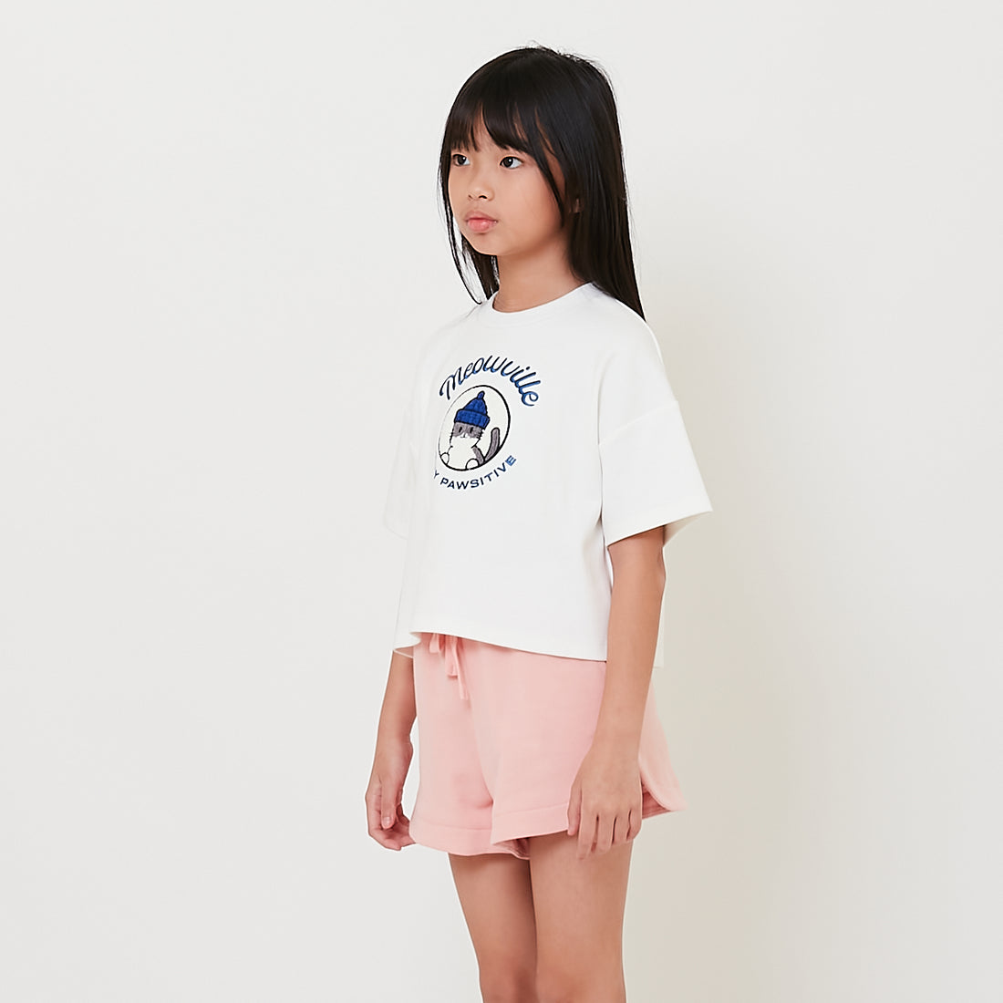 Girl Embroidery Cropped Top - SG2511092