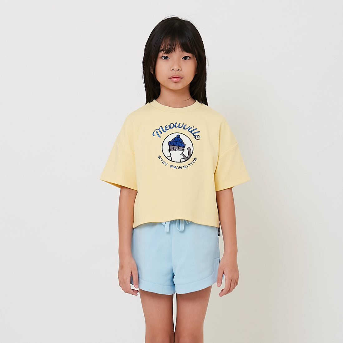 Girl Embroidery Cropped Top - SG2511092