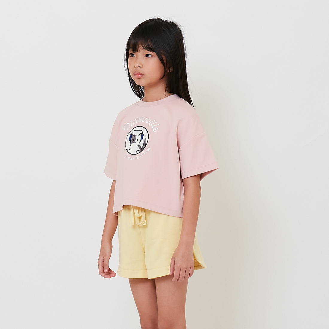 Girl Embroidery Cropped Top - SG2511092