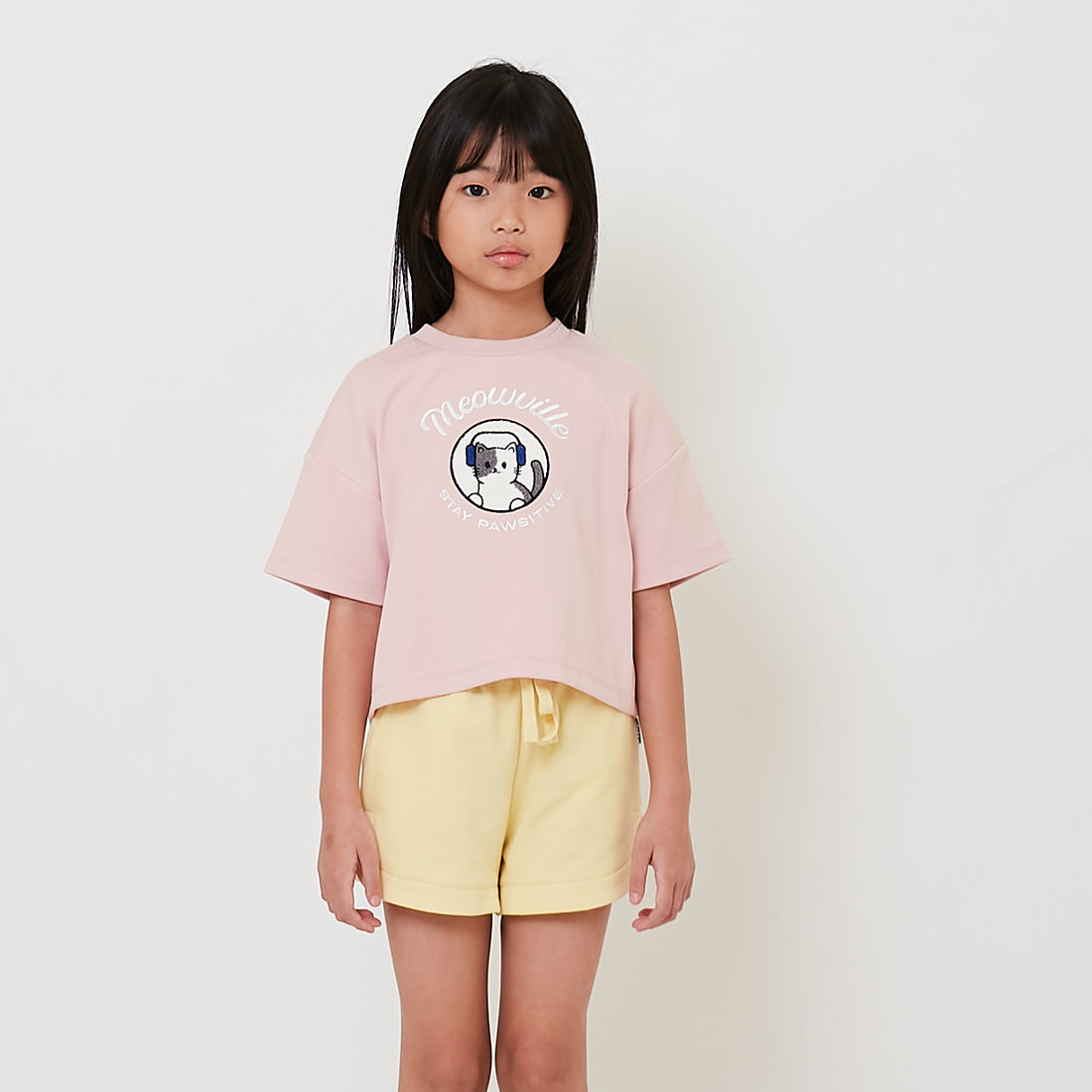 Girl Embroidery Cropped Top - SG2511092