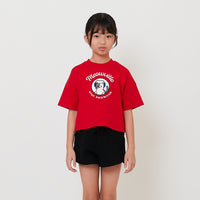 Girl Embroidery Cropped Top - SG2511092