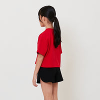 Girl Embroidery Cropped Top - SG2511092