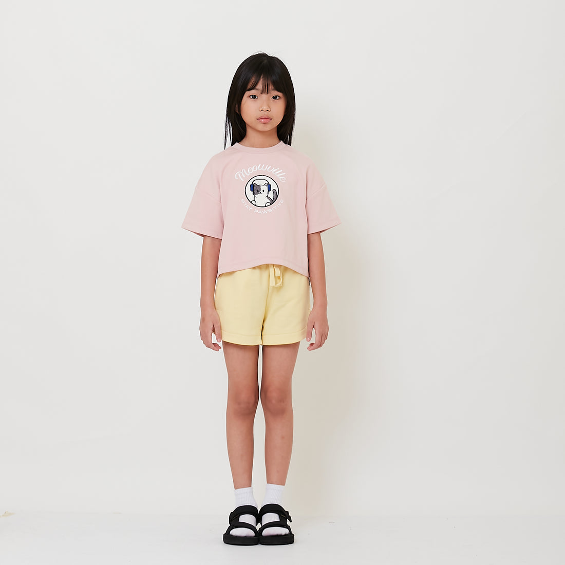 Girl Elastic Waist Shorts - SG2511094