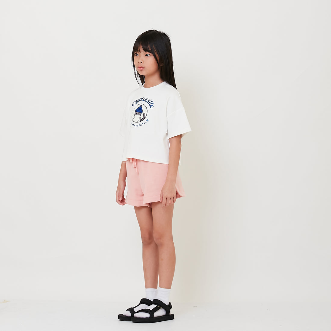 Girl Elastic Waist Shorts - SG2511094