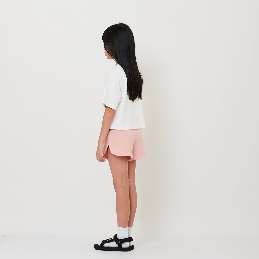 Girl Elastic Waist Shorts - SG2511094