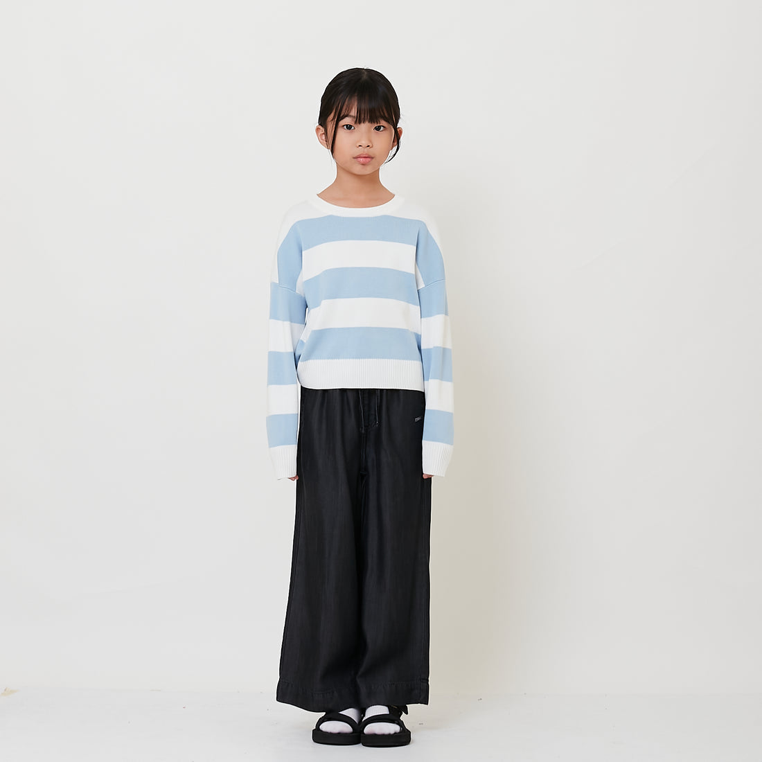 Girl Elastic Wide-Leg Jeans - SG2511103