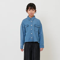 Girl Denim Shirt - Blue - SG2511104A
